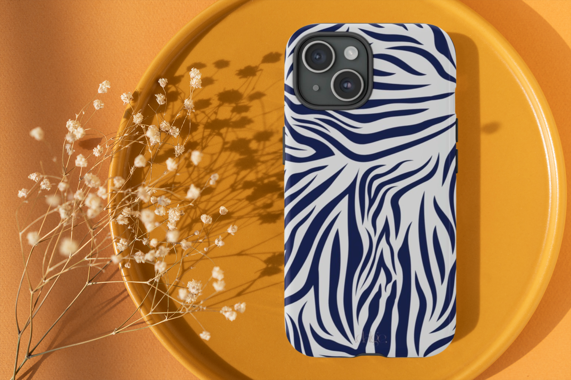 Midnight Blue Animal Print phone case, Animal Print Tough phone Case,iPhone 15 14 Pro Max | Glossy or Matte, Samsung Galaxy Tough Case S24 S23 S22 S21 Plus Ultra.-Phone Case-Dalge