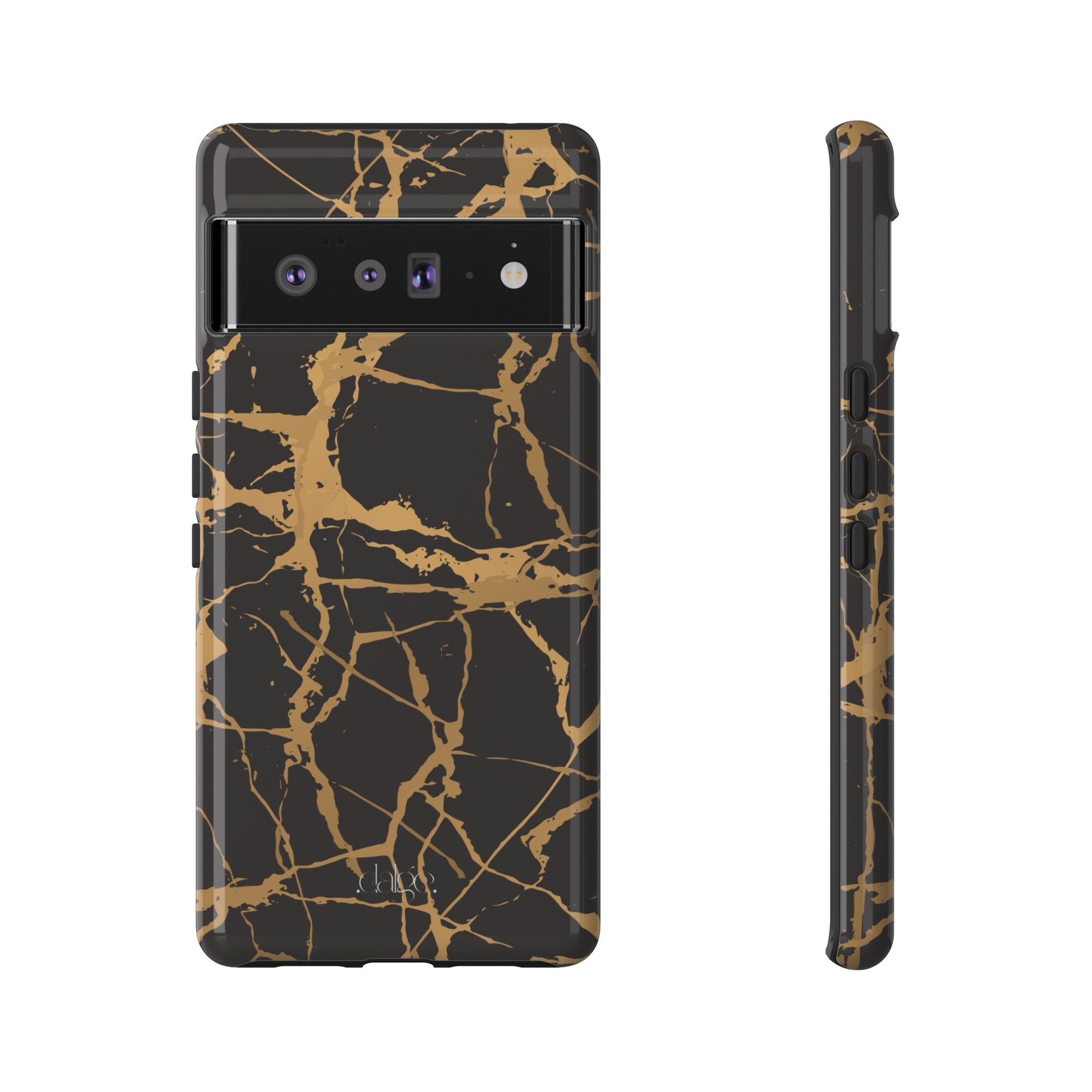 Marble Black and Gold Tough Case, iPhone Tough Case, Samsung Tough Case, Google Pixel Case, Gold marble  Phone Cover, iPhone Tough Case.