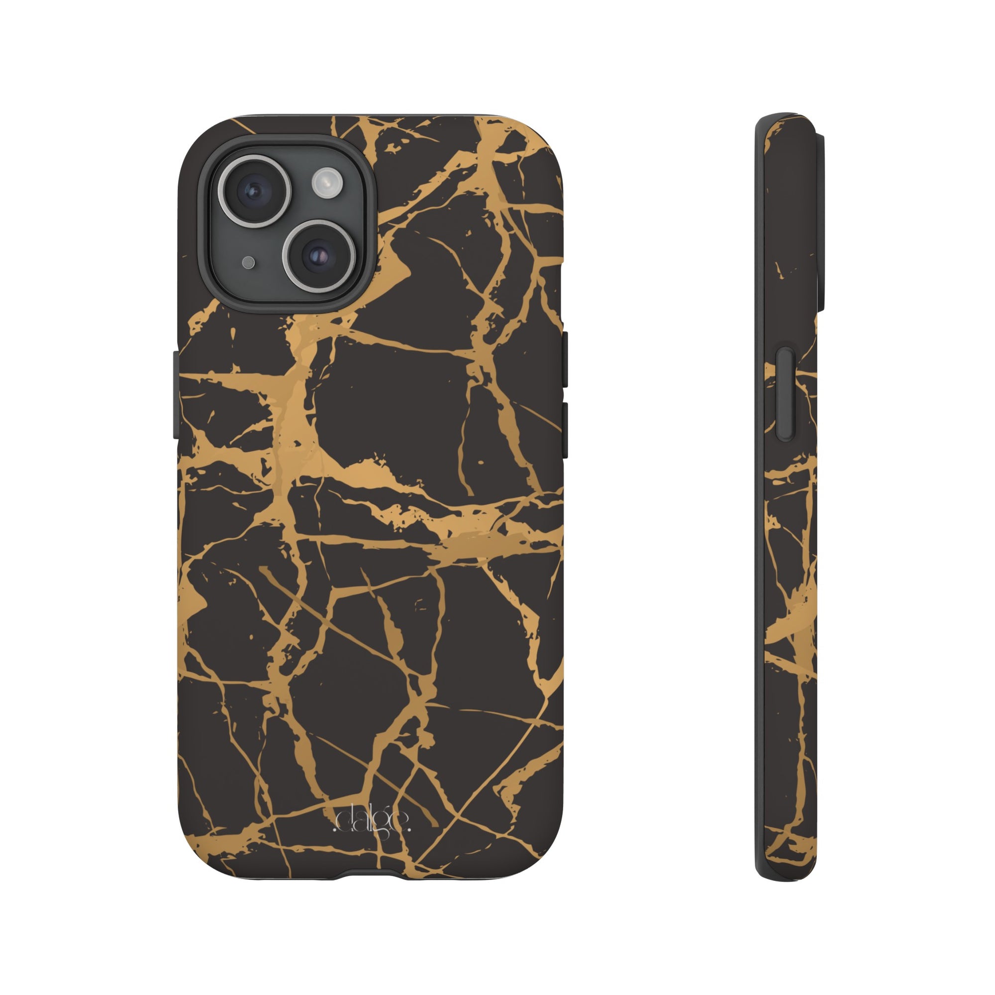 Marble Black and Gold Tough Case, iPhone Tough Case, Samsung Tough Case, Google Pixel Case, Gold marble  Phone Cover, iPhone Tough Case.