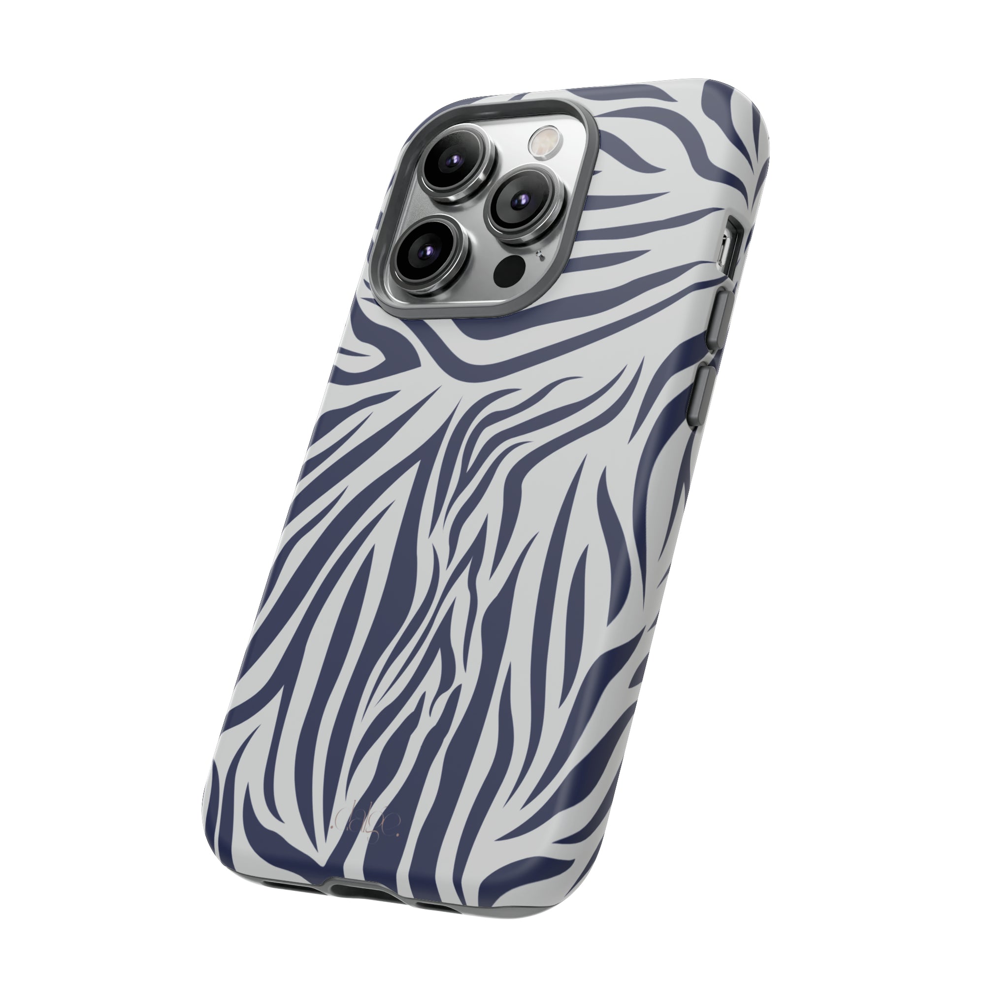 Midnight Blue Animal Print phone case, Animal Print Tough phone Case,iPhone 15 14 Pro Max | Glossy or Matte, Samsung Galaxy Tough Case S24 S23 S22 S21 Plus Ultra.-Phone Case-Dalge