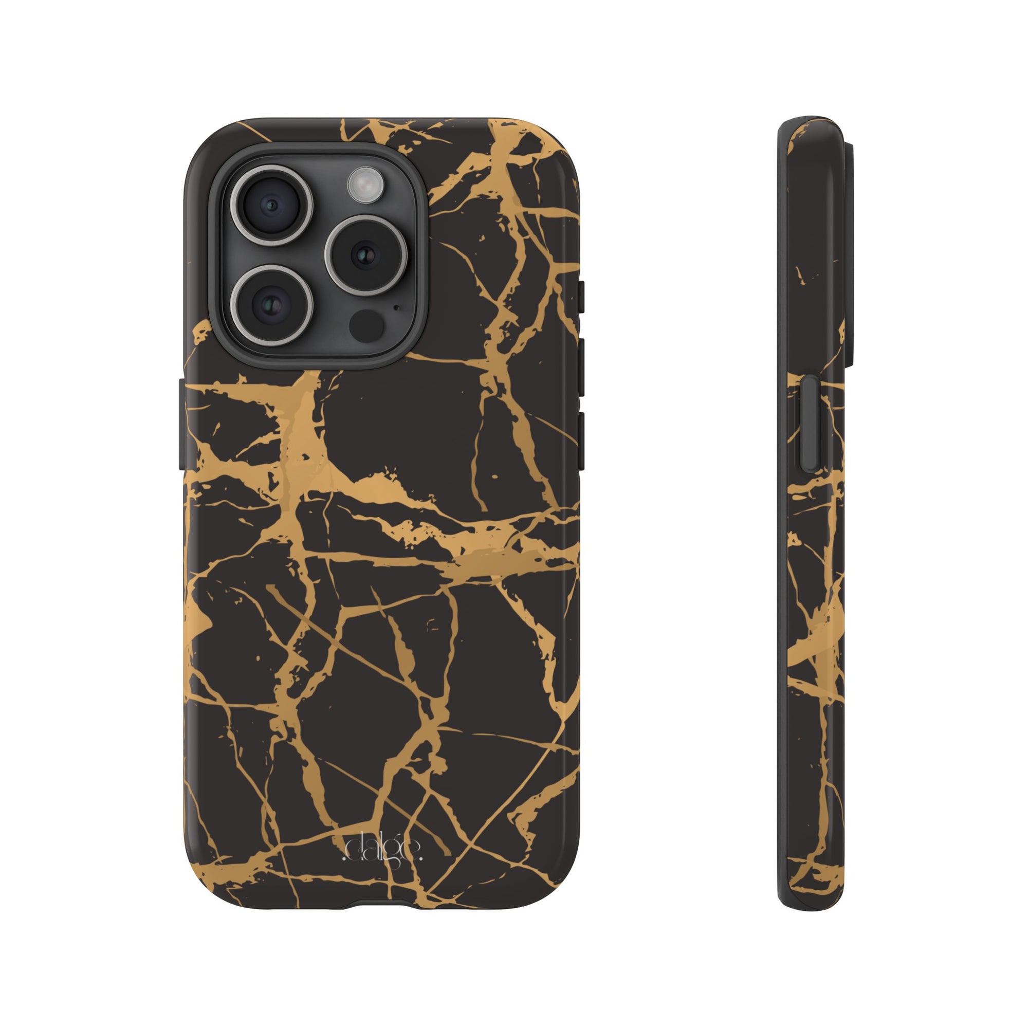 Marble Black and Gold Tough Case, iPhone Tough Case, Samsung Tough Case, Google Pixel Case, Gold marble  Phone Cover, iPhone Tough Case.