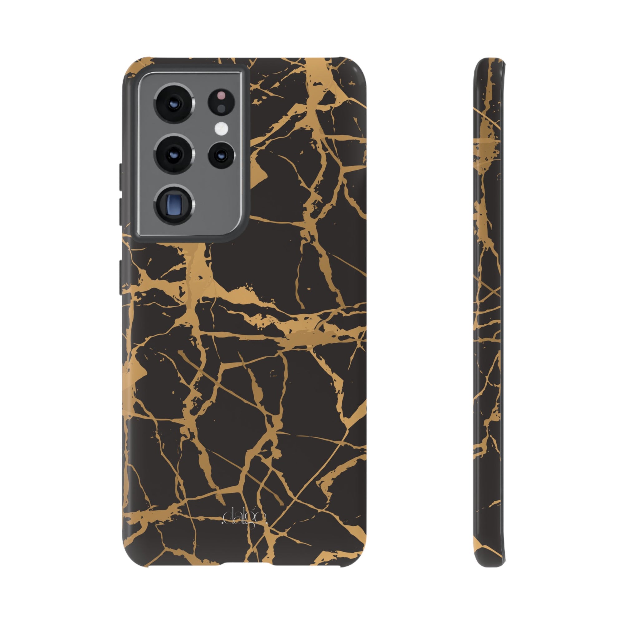 Marble Black and Gold Tough Case, iPhone Tough Case, Samsung Tough Case, Google Pixel Case, Gold marble  Phone Cover, iPhone Tough Case.