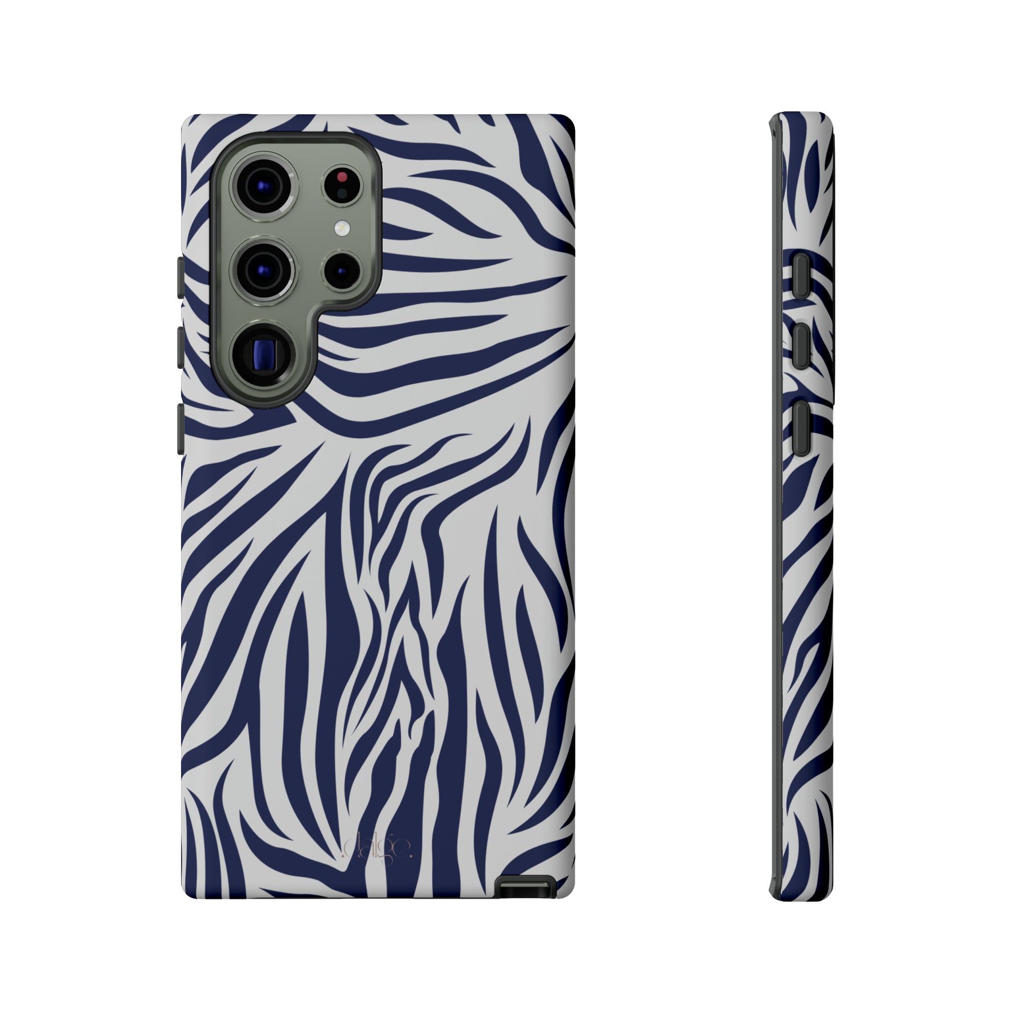 Midnight Blue Animal Print phone case, Animal Print Tough phone Case,iPhone 15 14 Pro Max | Glossy or Matte, Samsung Galaxy Tough Case S24 S23 S22 S21 Plus Ultra.-Phone Case-Dalge