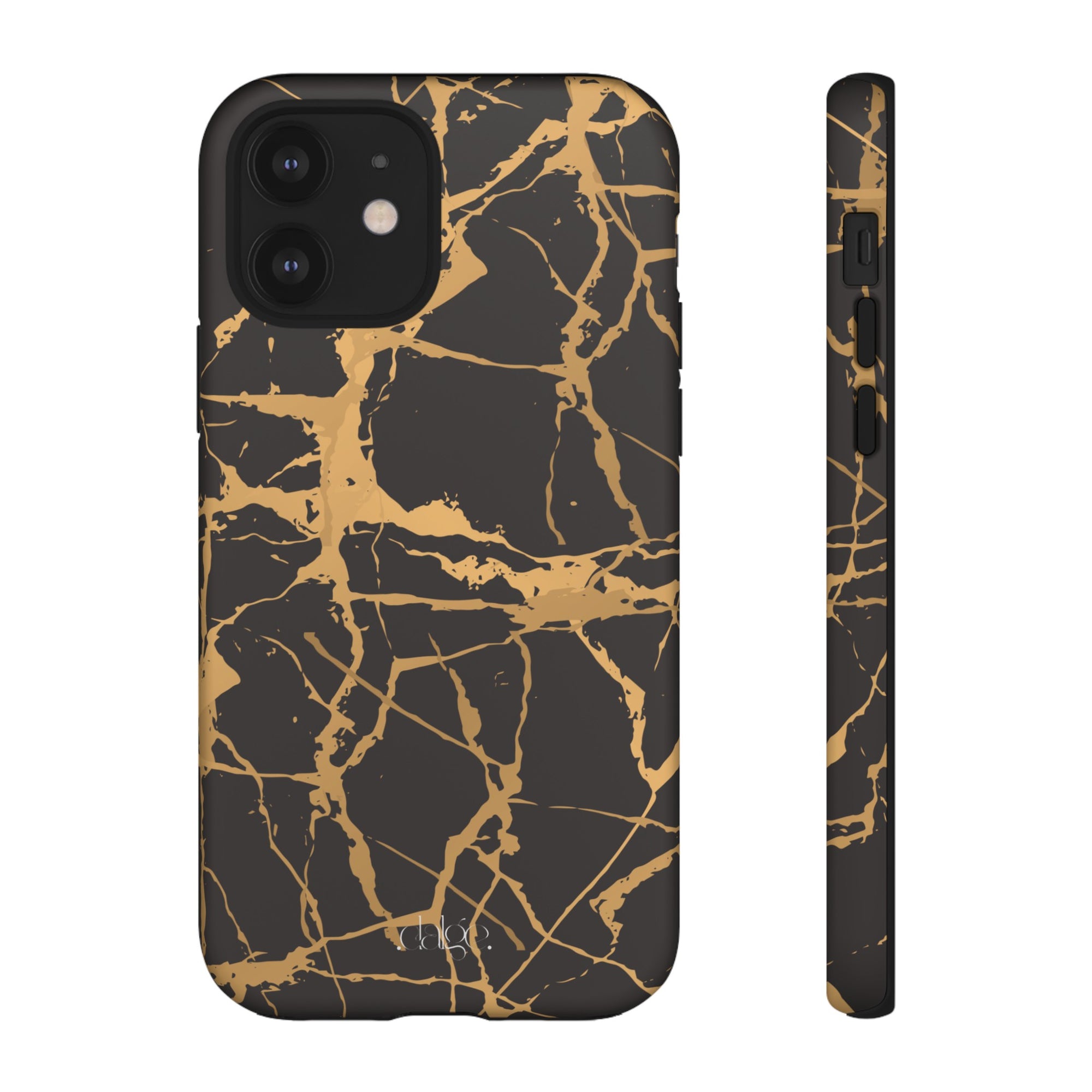 Marble Black and Gold Tough Case, iPhone Tough Case, Samsung Tough Case, Google Pixel Case, Gold marble  Phone Cover, iPhone Tough Case.