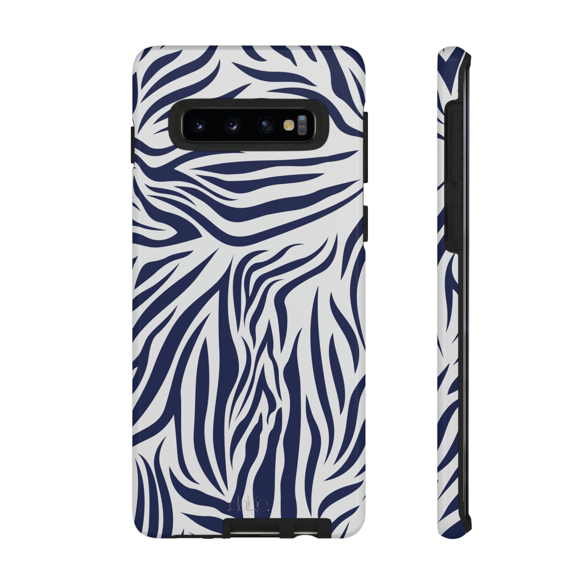 Midnight Blue Animal Print phone case, Animal Print Tough phone Case,iPhone 15 14 Pro Max | Glossy or Matte, Samsung Galaxy Tough Case S24 S23 S22 S21 Plus Ultra.-Phone Case-Dalge