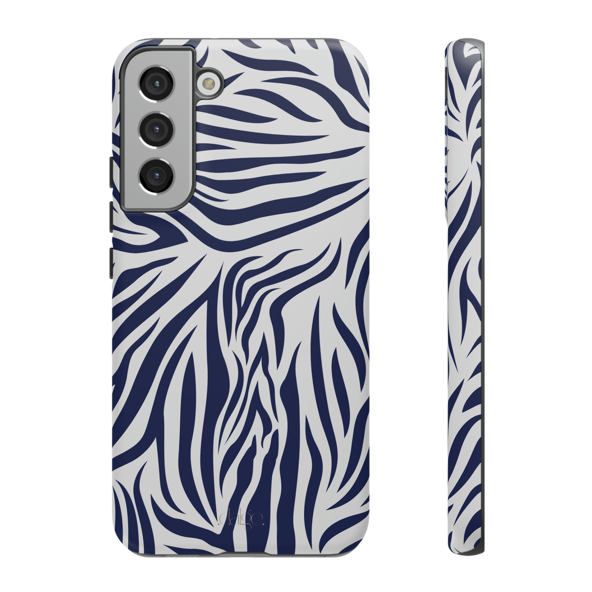 Midnight Blue Animal Print phone case, Animal Print Tough phone Case,iPhone 15 14 Pro Max | Glossy or Matte, Samsung Galaxy Tough Case S24 S23 S22 S21 Plus Ultra.-Phone Case-Dalge