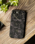 Dark floral Vintage phone case,Black retro Tough Case,iPhone 15 14 Pro Max|Glossy or Matte,Gothic, Galaxy Tough Case S23 S22 S21 Plus Ultra.-Phone Case-Dalge