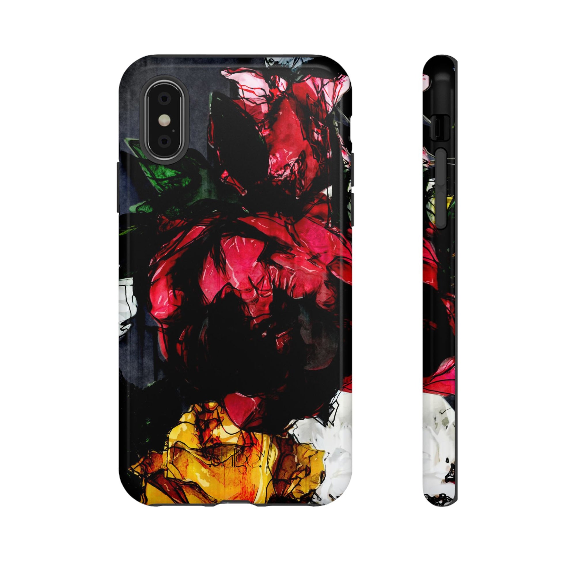 Dark Floral phone Case Analise