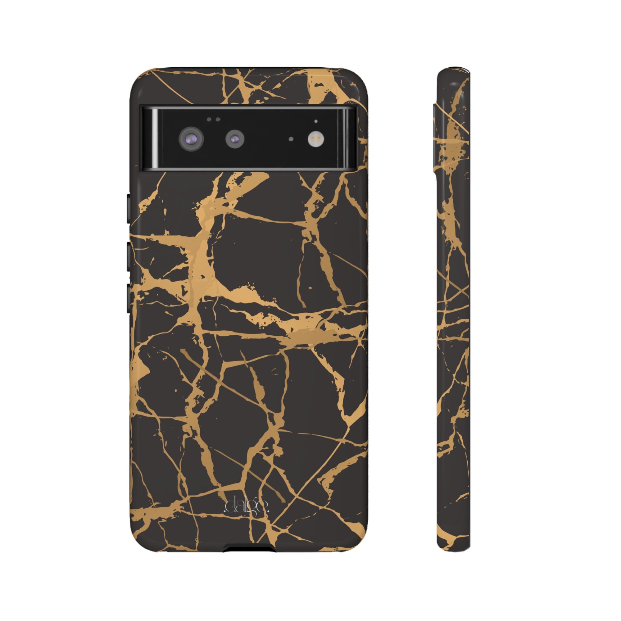 Marble Black and Gold Tough Case, iPhone Tough Case, Samsung Tough Case, Google Pixel Case, Gold marble  Phone Cover, iPhone Tough Case.