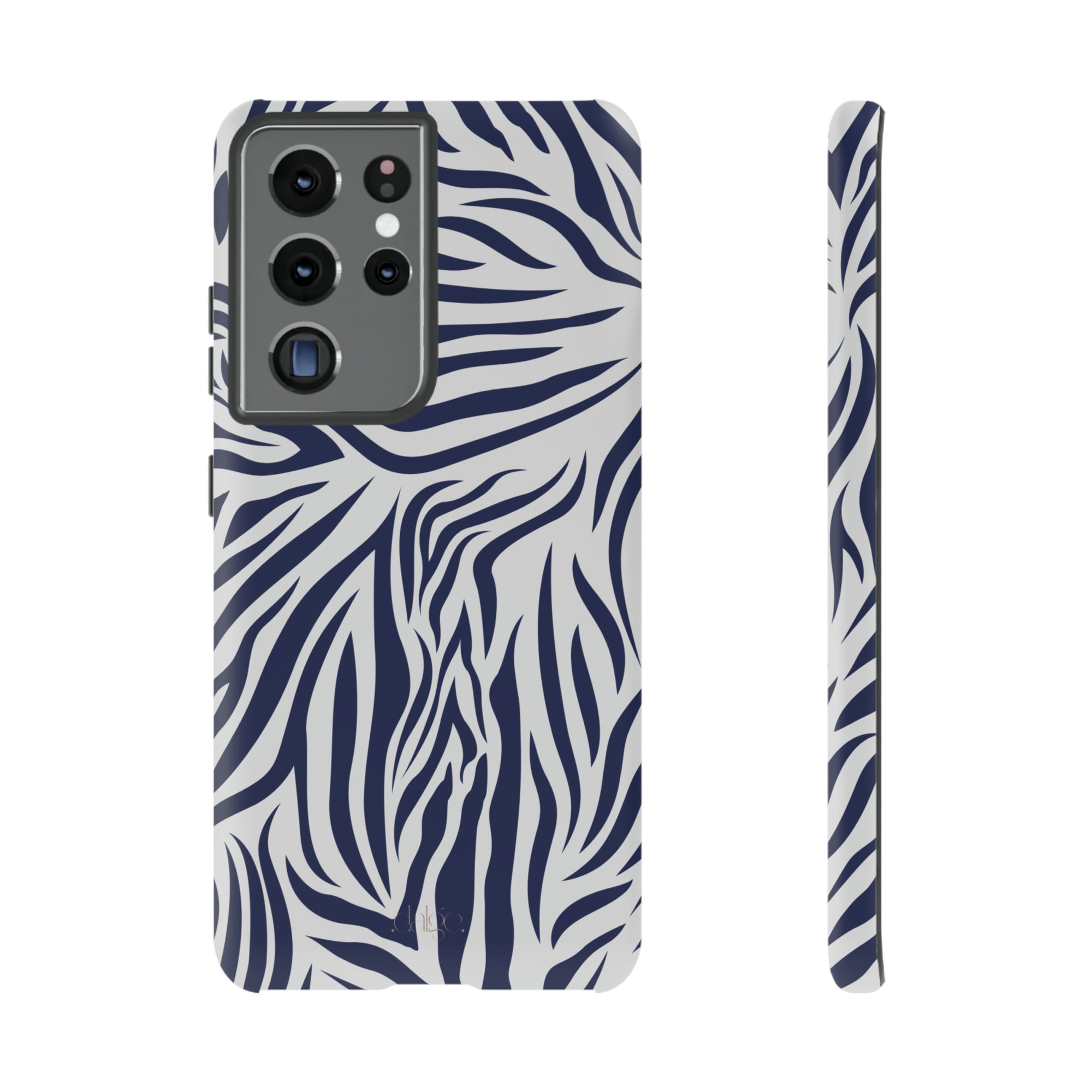 Midnight Blue Animal Print phone case, Animal Print Tough phone Case,iPhone 15 14 Pro Max | Glossy or Matte, Samsung Galaxy Tough Case S24 S23 S22 S21 Plus Ultra.-Phone Case-Dalge