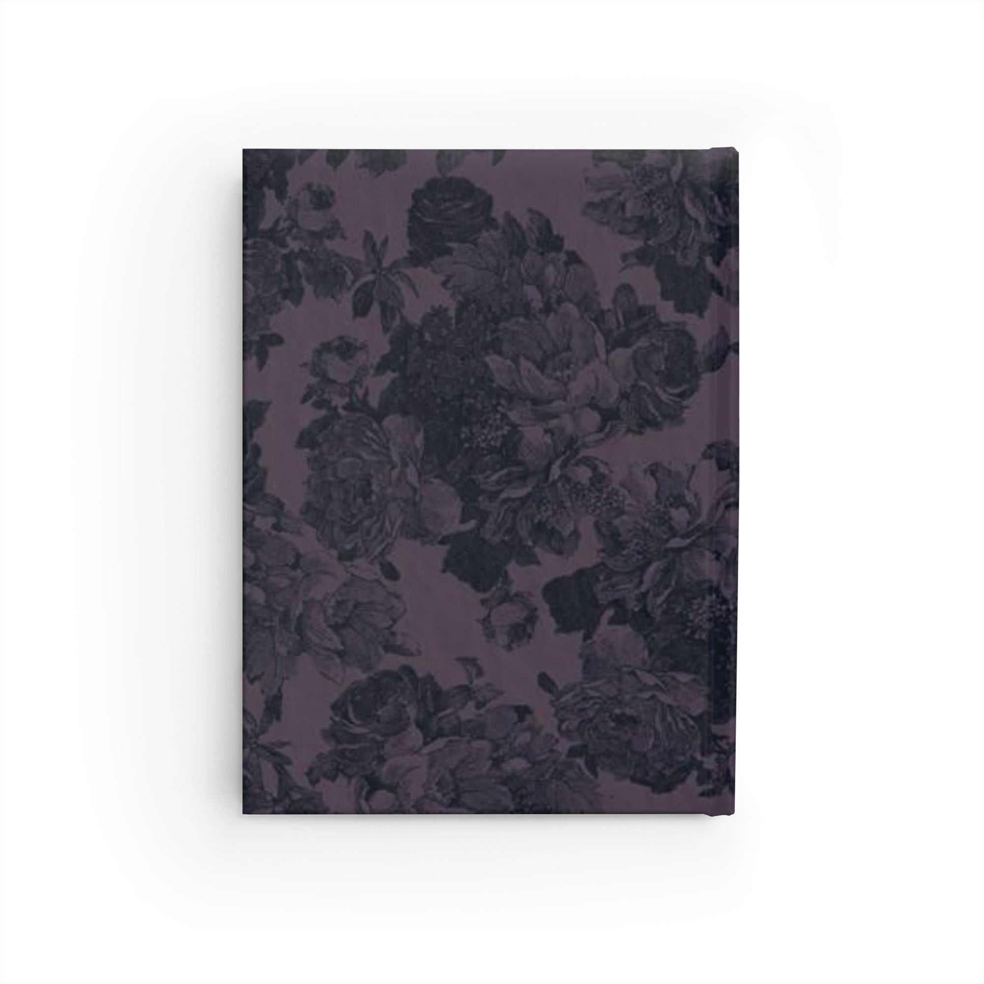 Dark Floral Hard Cover Journal Notebook, Dark Journals, Blank Journal, Vintage journal, Writers journal, writing, Designed cute journals personalized gifts-gifts for teachers-gifts for students-Paper products-Dalge