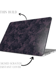 Dark Floral Vintage MacBook Case-Tech Accessories-Dalge