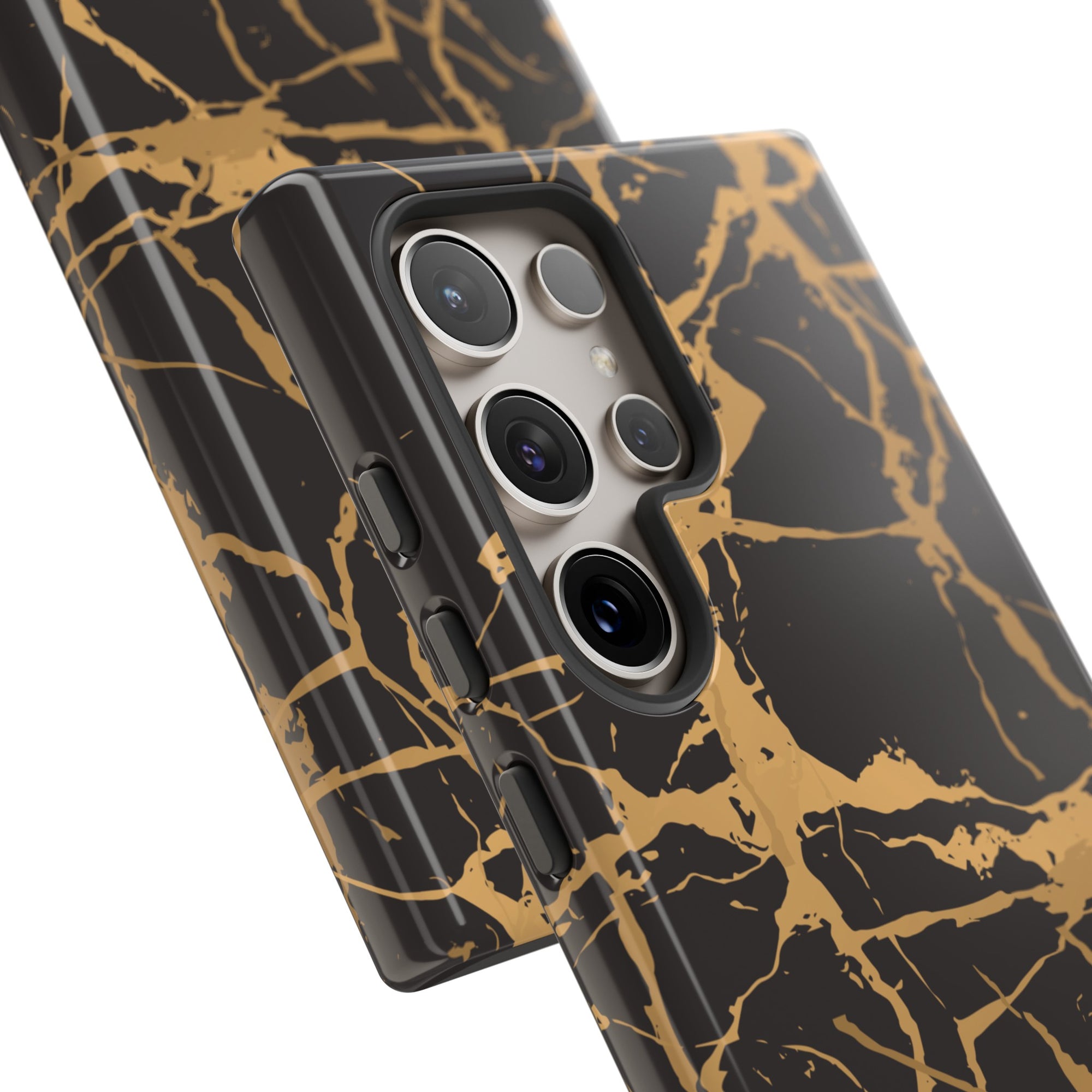 Marble Black and Gold Tough Case, iPhone Tough Case, Samsung Tough Case, Google Pixel Case, Gold marble  Phone Cover, iPhone Tough Case.