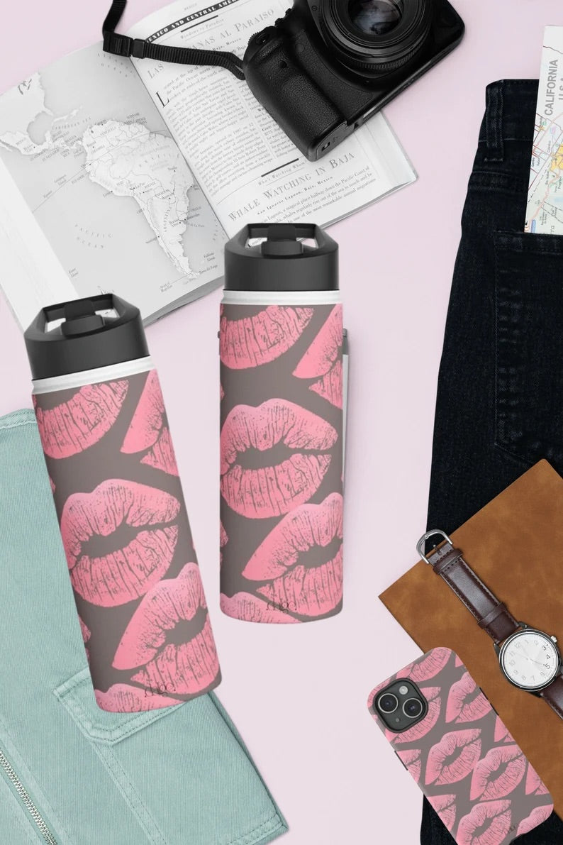 Dark Dream Stainless Steel Water Bottle, Trendy Water Bottle, Cute Design Drinkware, stylish Drinkware, Trendy water bottle. Designed-Mug-Dalge