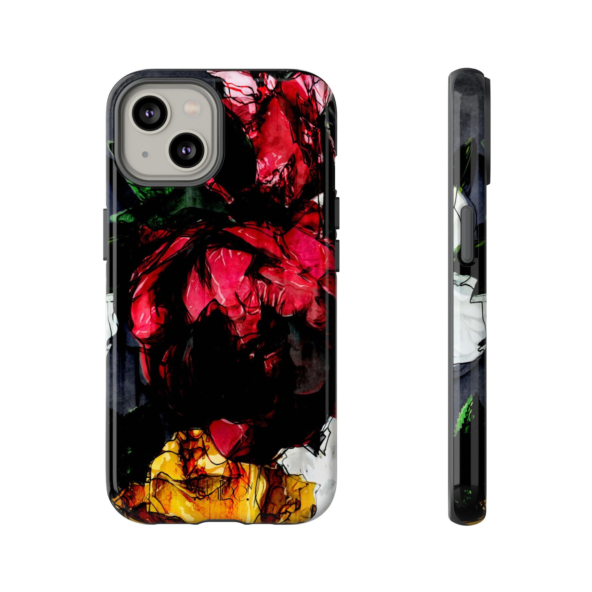 Dark Floral phone Case Analise