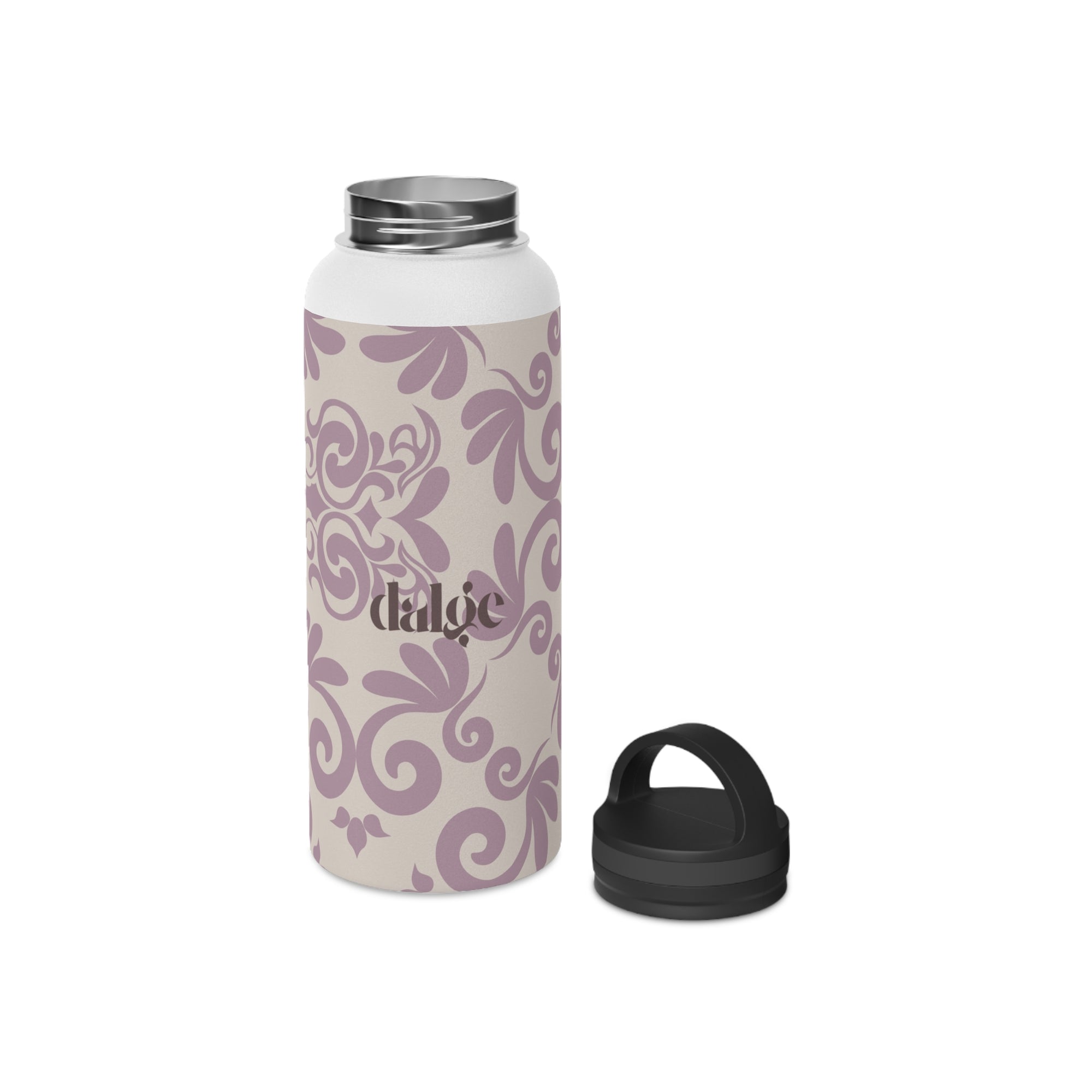 Gigi Stainless Steel Water Bottle With Handle Lid