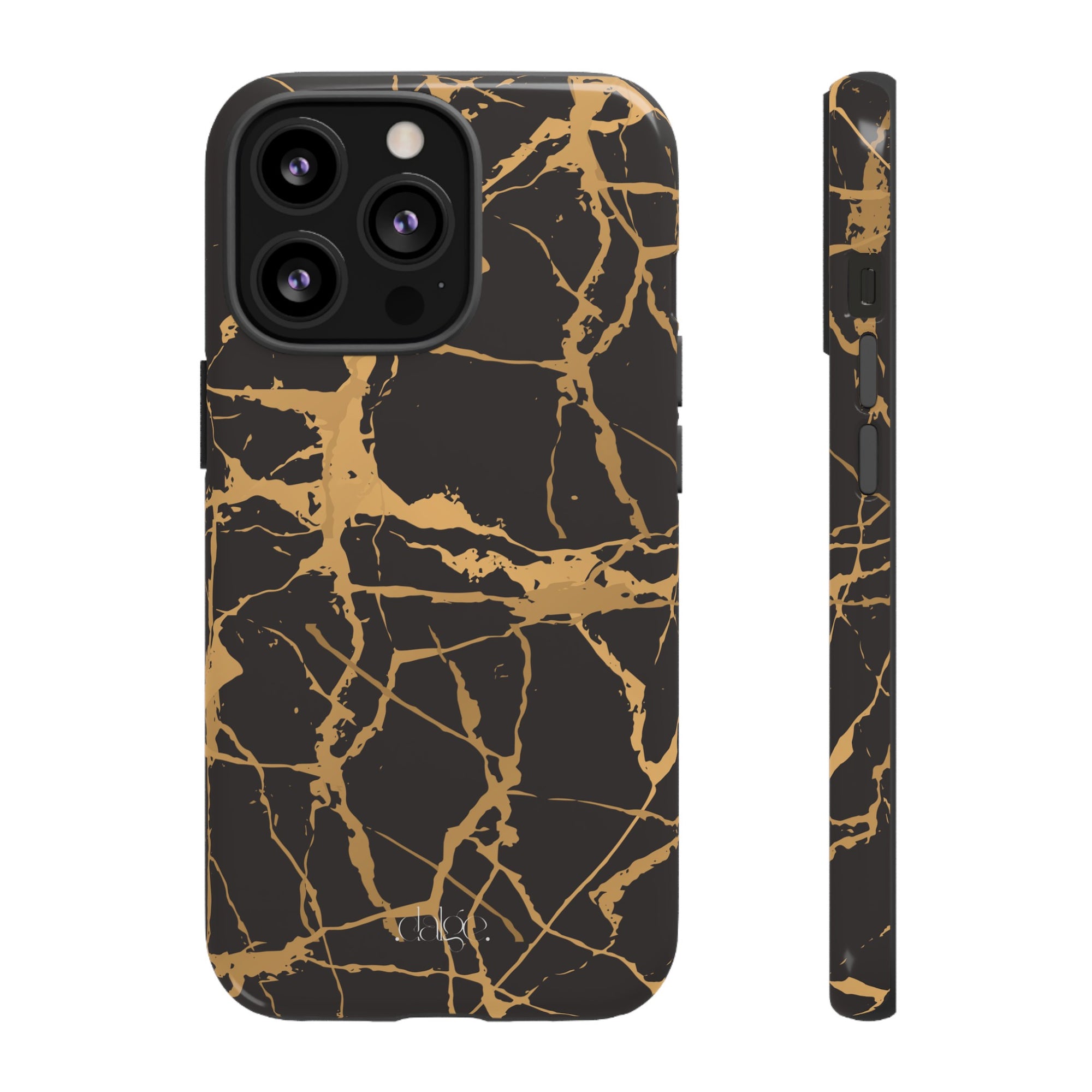 Marble Black and Gold Tough Case, iPhone Tough Case, Samsung Tough Case, Google Pixel Case, Gold marble  Phone Cover, iPhone Tough Case.