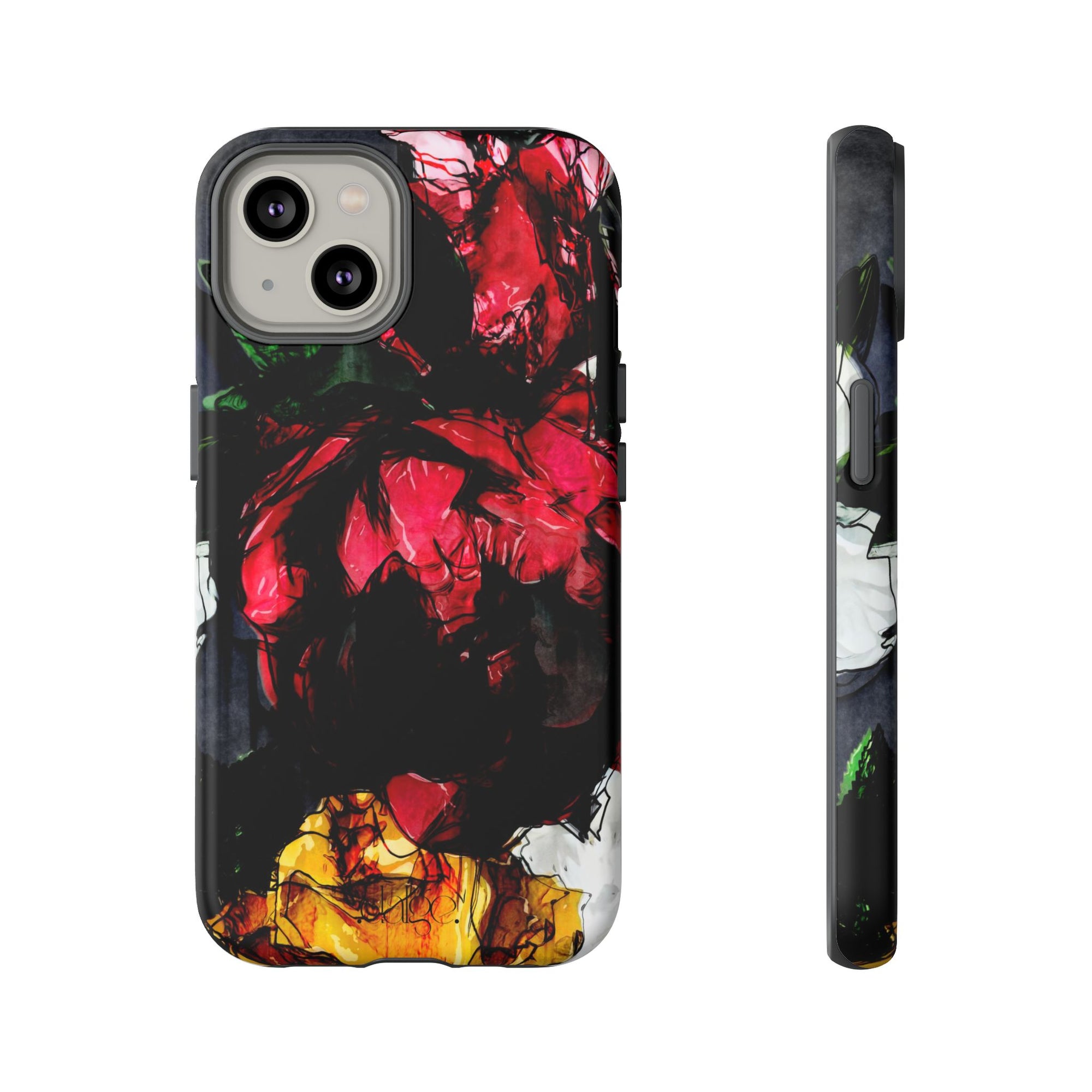 Dark Floral phone Case Analise