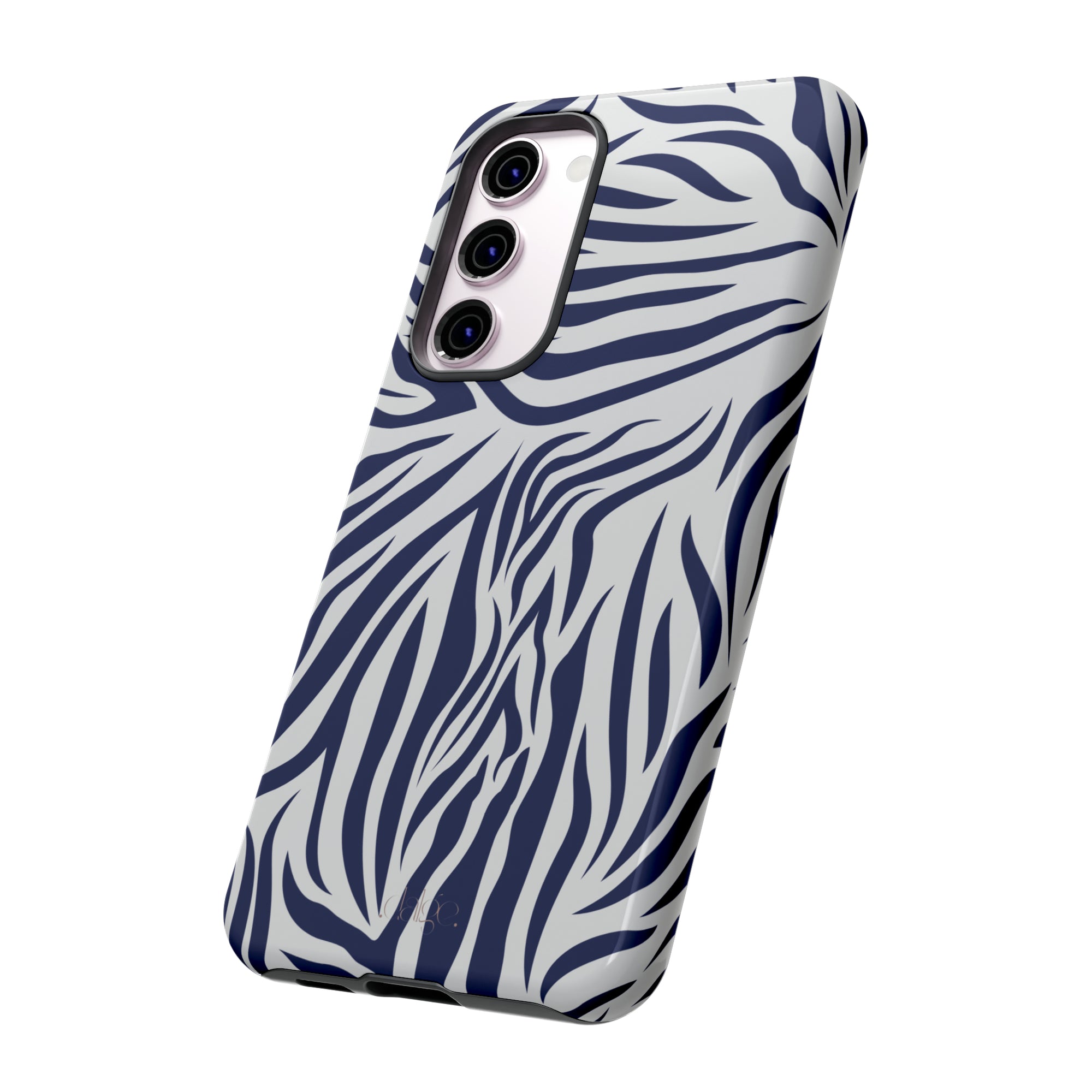 Midnight Blue Animal Print phone case, Animal Print Tough phone Case,iPhone 15 14 Pro Max | Glossy or Matte, Samsung Galaxy Tough Case S24 S23 S22 S21 Plus Ultra.-Phone Case-Dalge