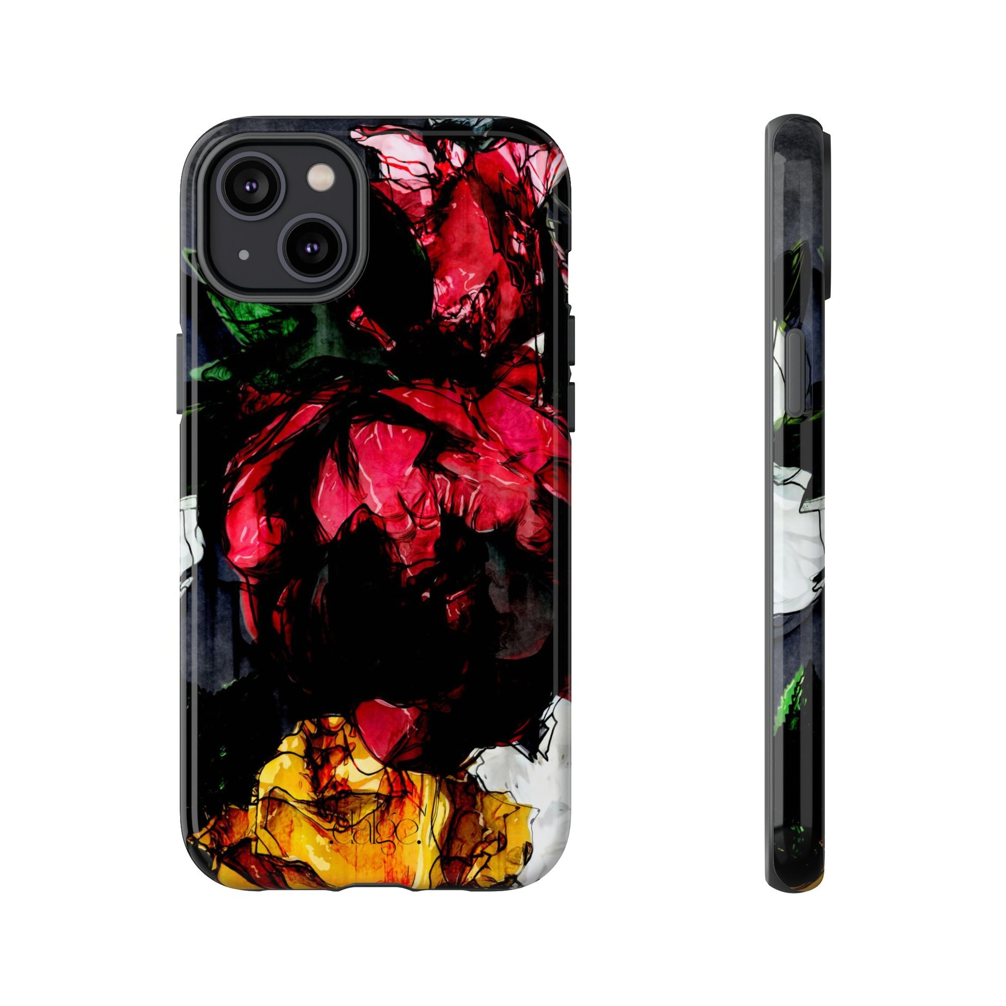 Dark Floral phone Case Analise