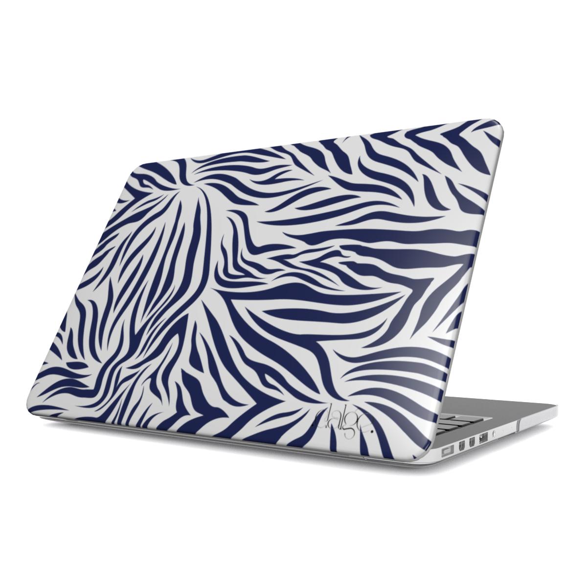 Midnight Blue Animal Print MacBook Case-Tech Accessories-Dalge