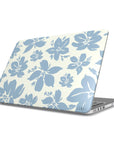 Cream Blue Pastel Floral MacBook Case-Tech Accessories-Dalge