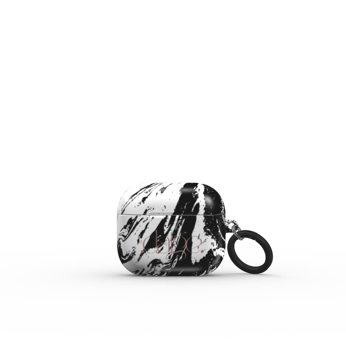 Abstract Splash Earbuds Case | Full Wrap Design