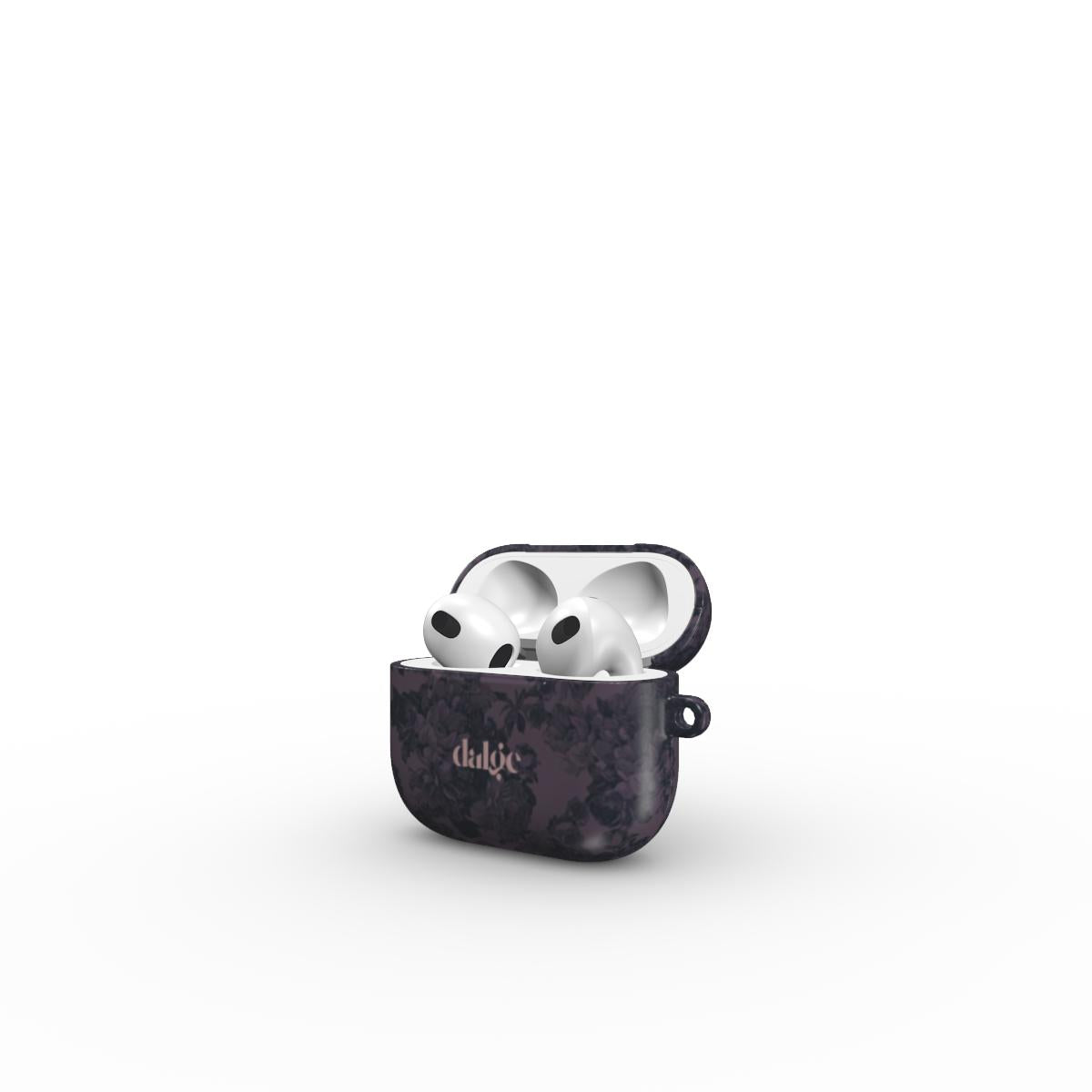 Dark Floral Vintage - Earbuds Case