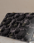 Dark Academia Floral MacBook Case-Tech Accessories-Dalge