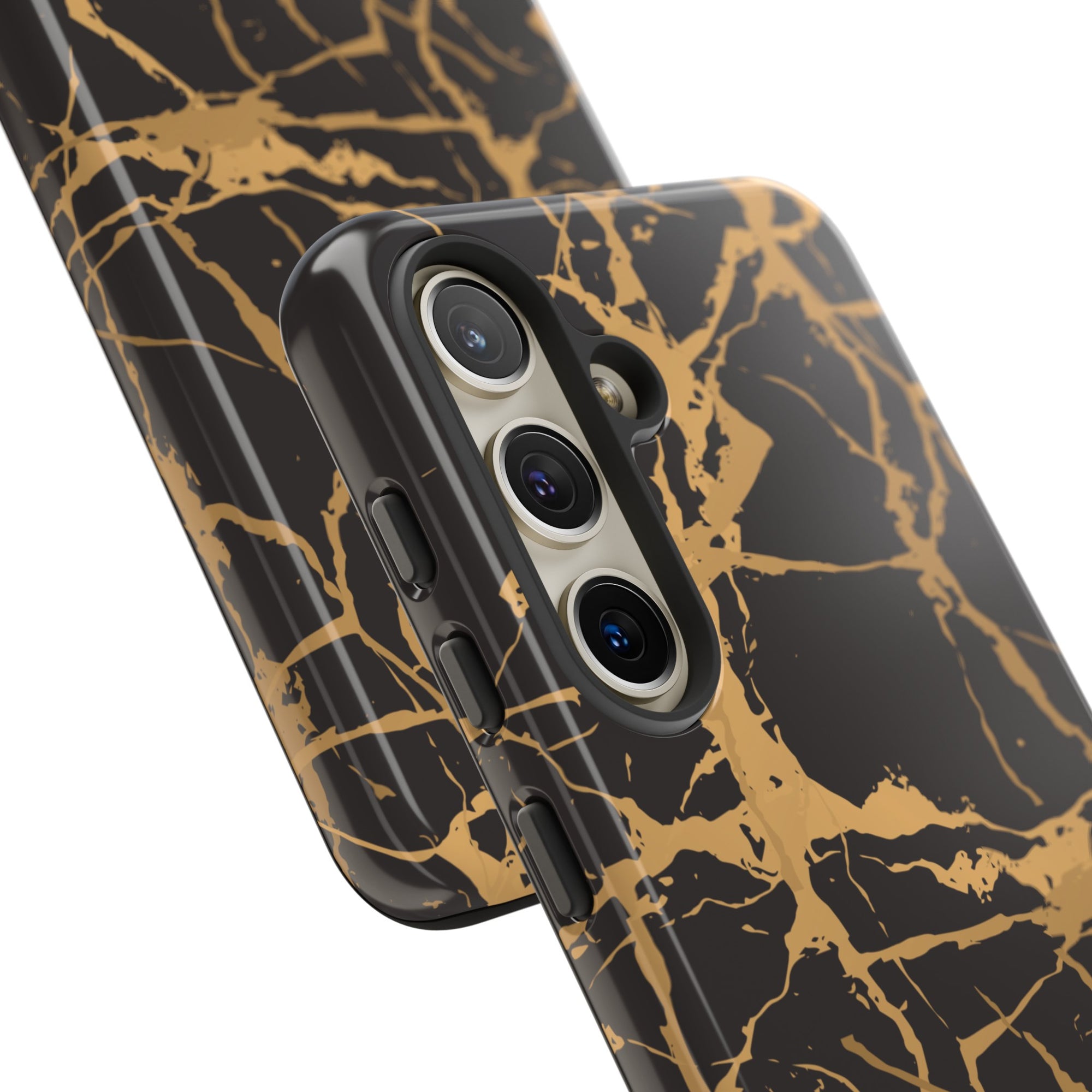 Marble Black and Gold Tough Case, iPhone Tough Case, Samsung Tough Case, Google Pixel Case, Gold marble  Phone Cover, iPhone Tough Case.