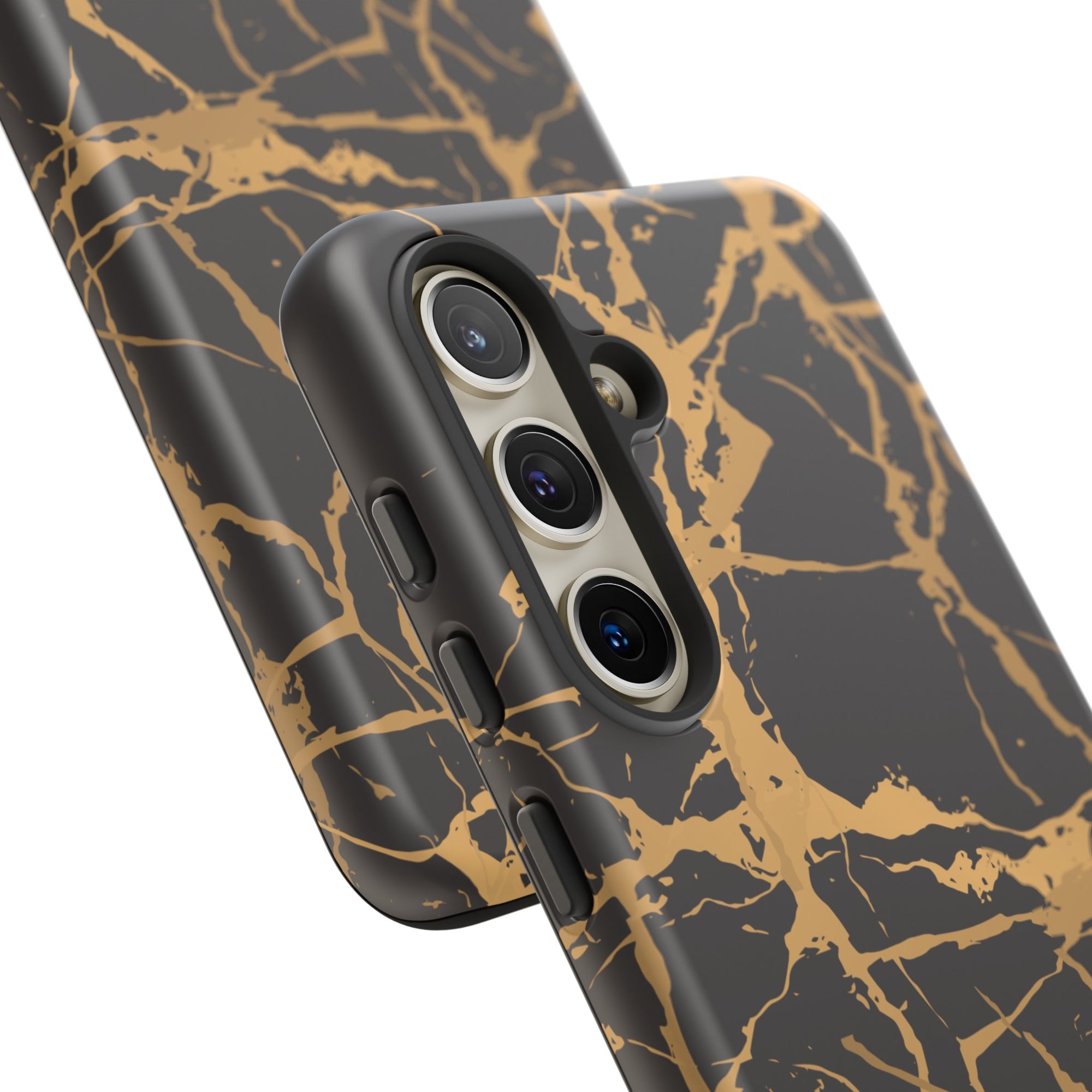 Marble Black and Gold Tough Case, iPhone Tough Case, Samsung Tough Case, Google Pixel Case, Gold marble  Phone Cover, iPhone Tough Case.