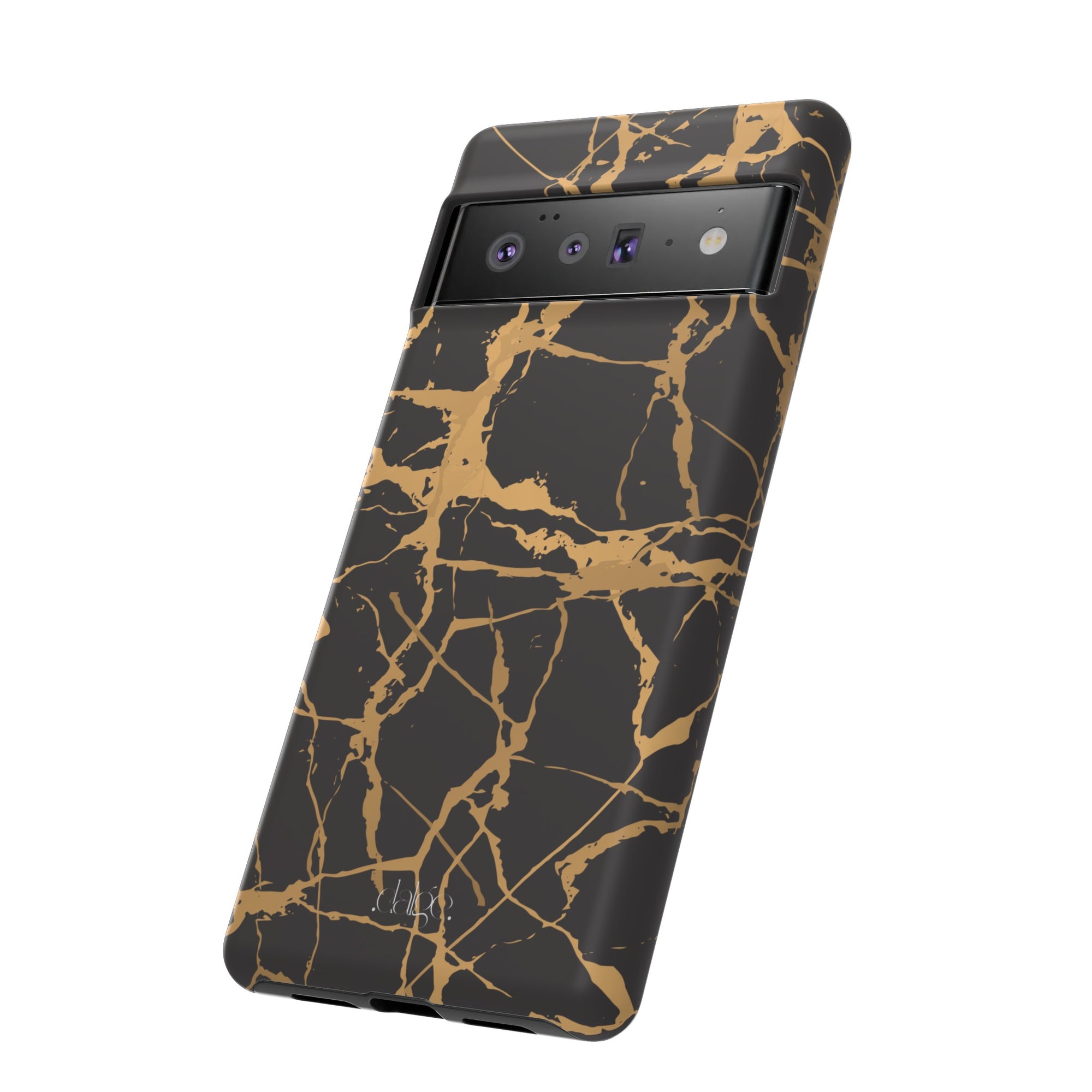 Marble Black and Gold Tough Case, iPhone Tough Case, Samsung Tough Case, Google Pixel Case, Gold marble  Phone Cover, iPhone Tough Case.