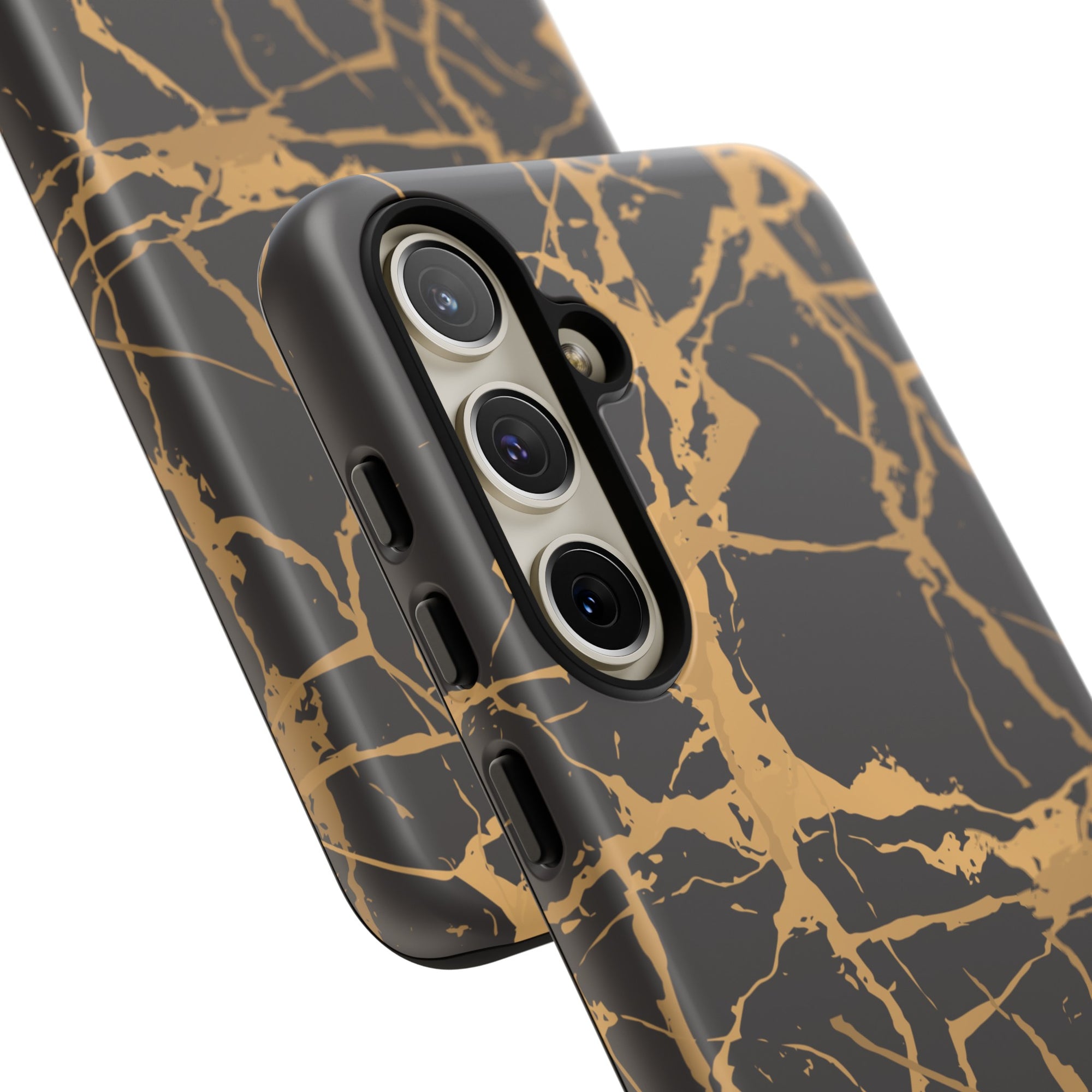 Marble Black and Gold Tough Case, iPhone Tough Case, Samsung Tough Case, Google Pixel Case, Gold marble  Phone Cover, iPhone Tough Case.