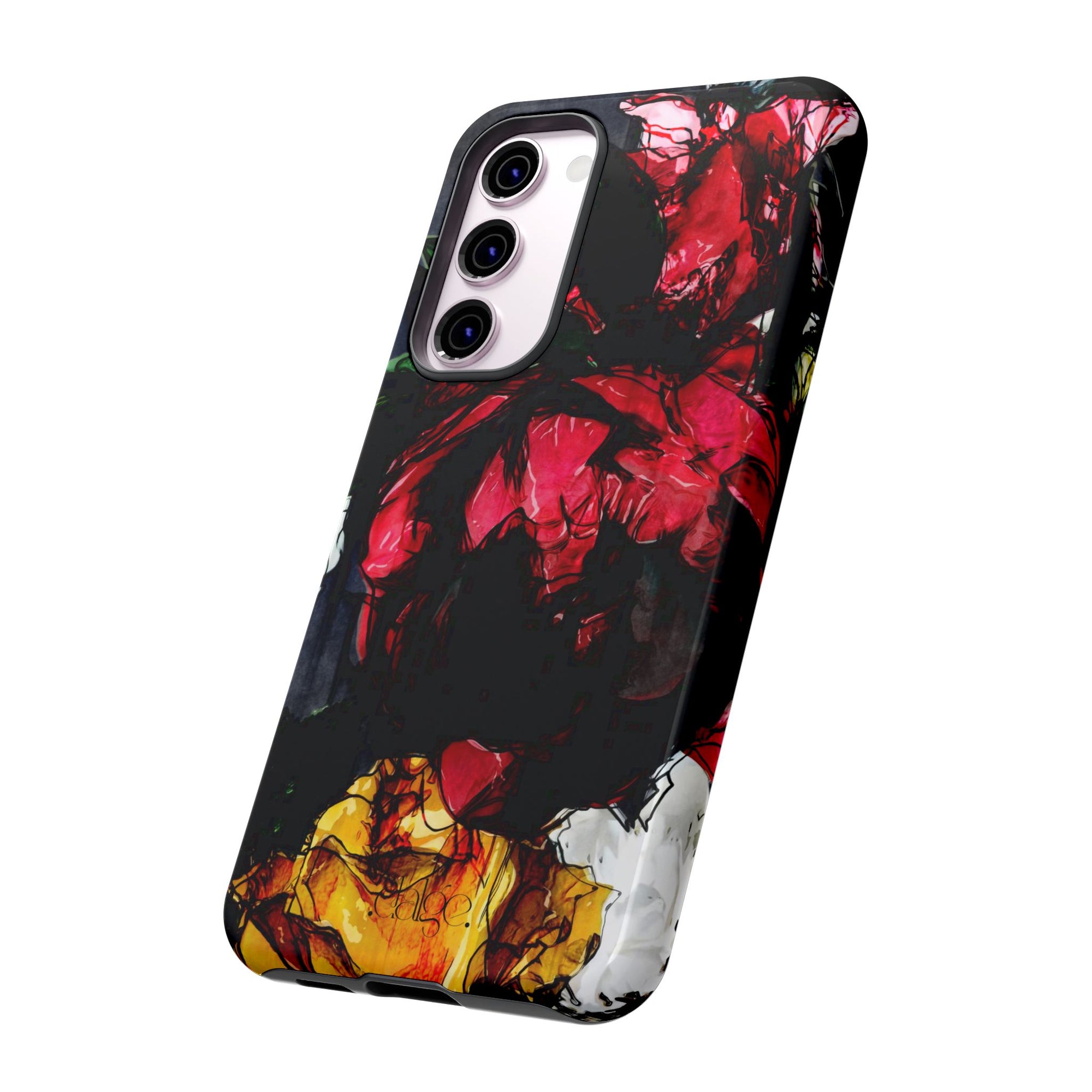 Dark Floral phone Case Analise