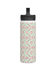 Shabby Chic Moments Stainless Steel Water Bottle, Handle Lid