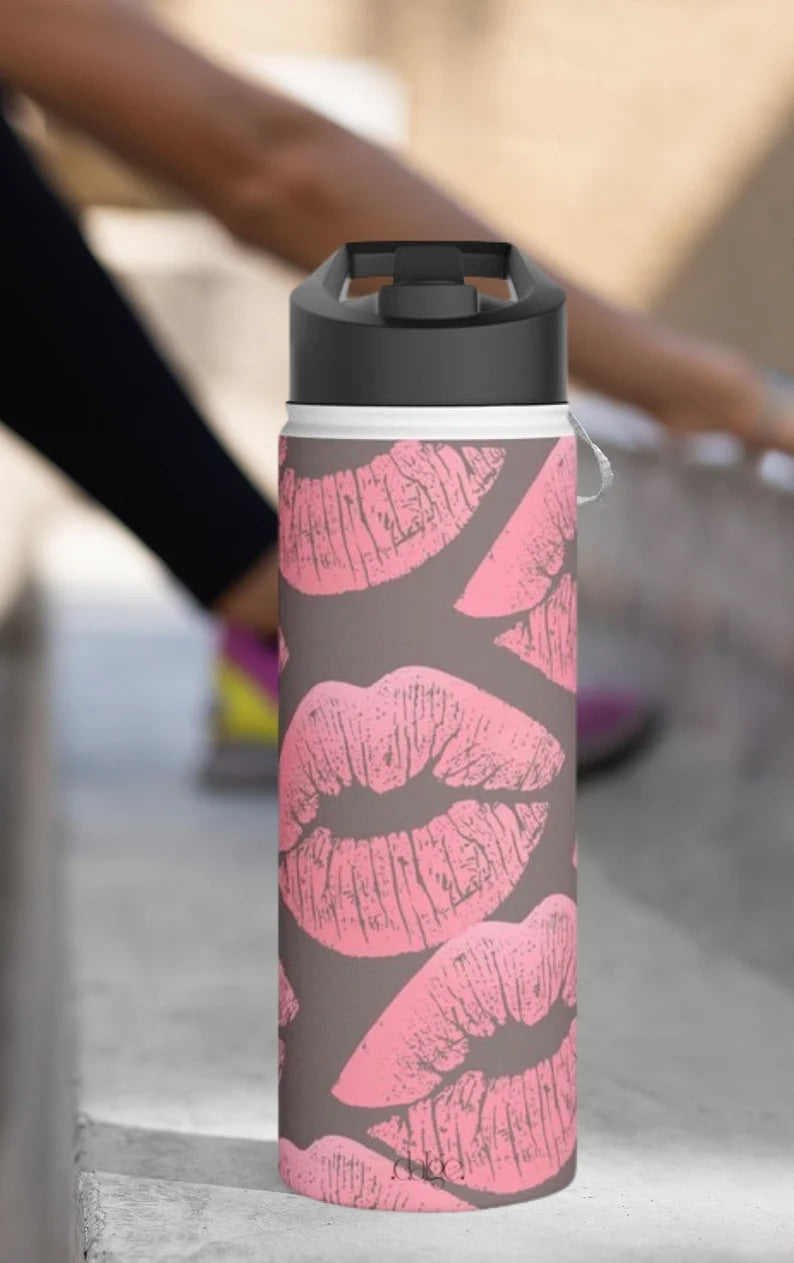 Dark Dream Stainless Steel Water Bottle, Trendy Water Bottle, Cute Design Drinkware, stylish Drinkware, Trendy water bottle. Designed-Mug-Dalge