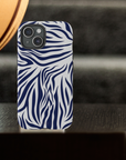 Midnight Blue Animal Print phone case, Animal Print Tough phone Case,iPhone 15 14 Pro Max | Glossy or Matte, Samsung Galaxy Tough Case S24 S23 S22 S21 Plus Ultra.-Phone Case-Dalge