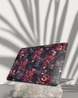 Dark Floral Purple Bow MacBook Case-Tech Accessories-Dalge