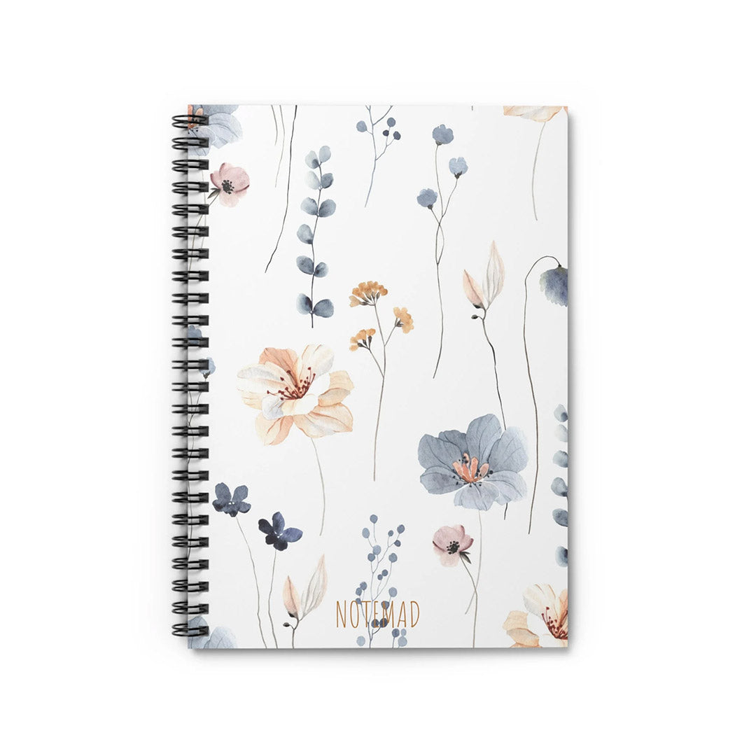 Garden Spiral Notebook - Ruled Line-Notebooks-Dalge