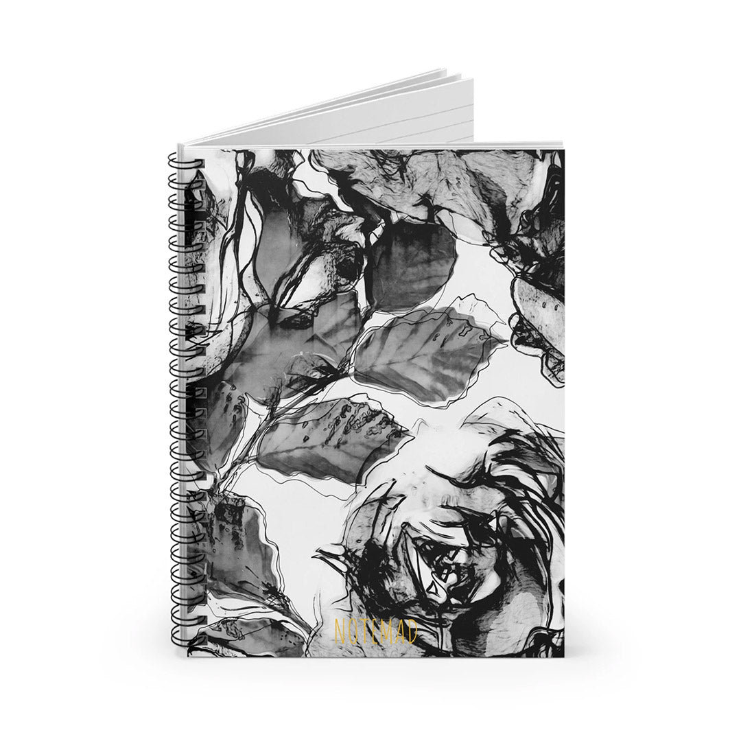 Moody Garden Spiral Notebook - Ruled Line-Notebooks-Dalge
