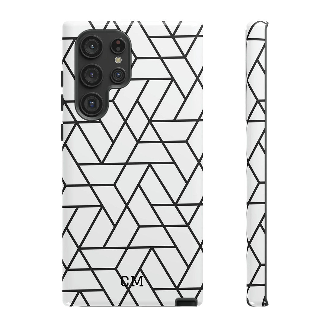 Geometry Tough Case, For Apple iPhone 13, iPhone 12, iPhone 11, Xs, Xr, X-Phone Cases-Dalge