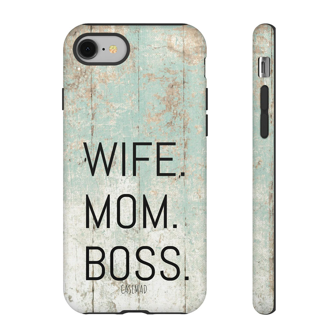 Quote Tough Phone Case, Boss Gifts, For Apple iPhone 15, iPhone 15 Pro, iPhone 15 Plus, iPhone 14, iPhone 13, iPhone 12, iPhone 11, XS, XR, X-Phone Cases-Dalge