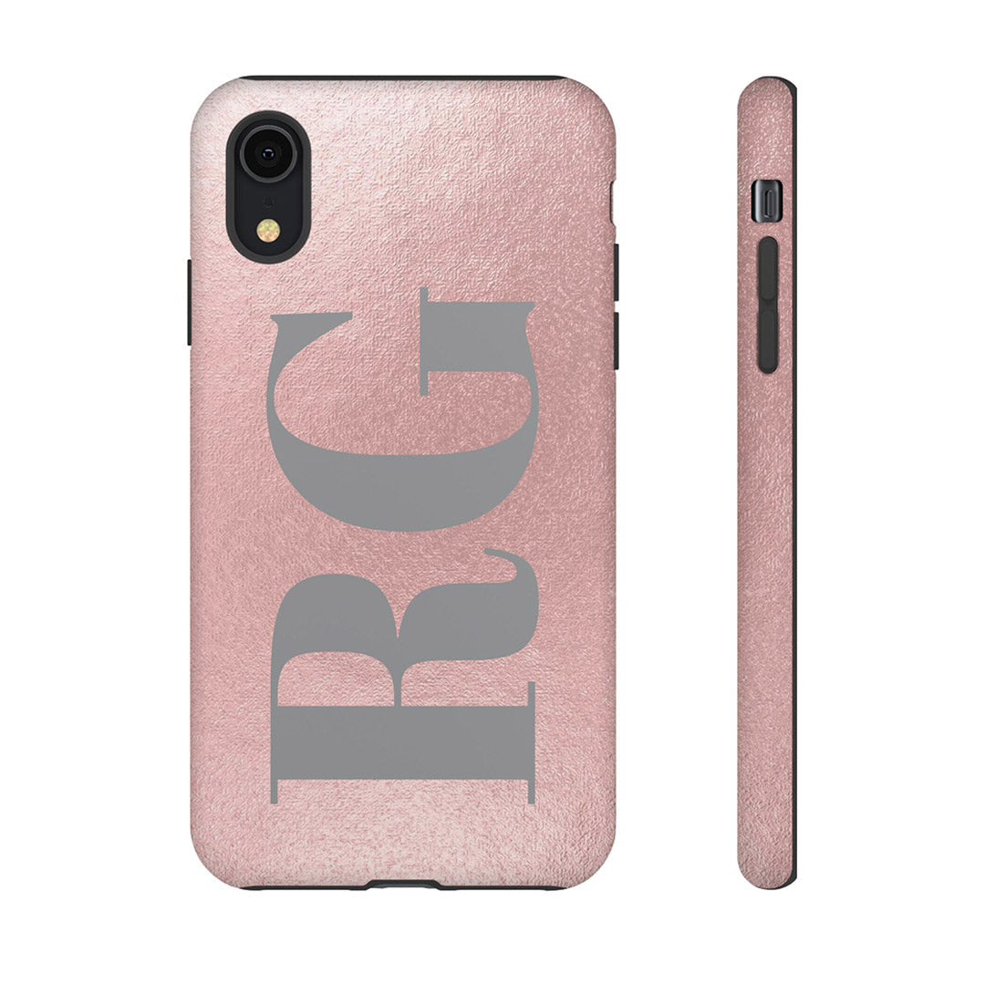 Personalized Initials Phone Case For iPhone 15, 14, 13 Pro Max, Custom Case For Samsung Galaxy S23, S22 Ultra, Pixel 7, Tough Case For iPhone-Phone Cases-Dalge