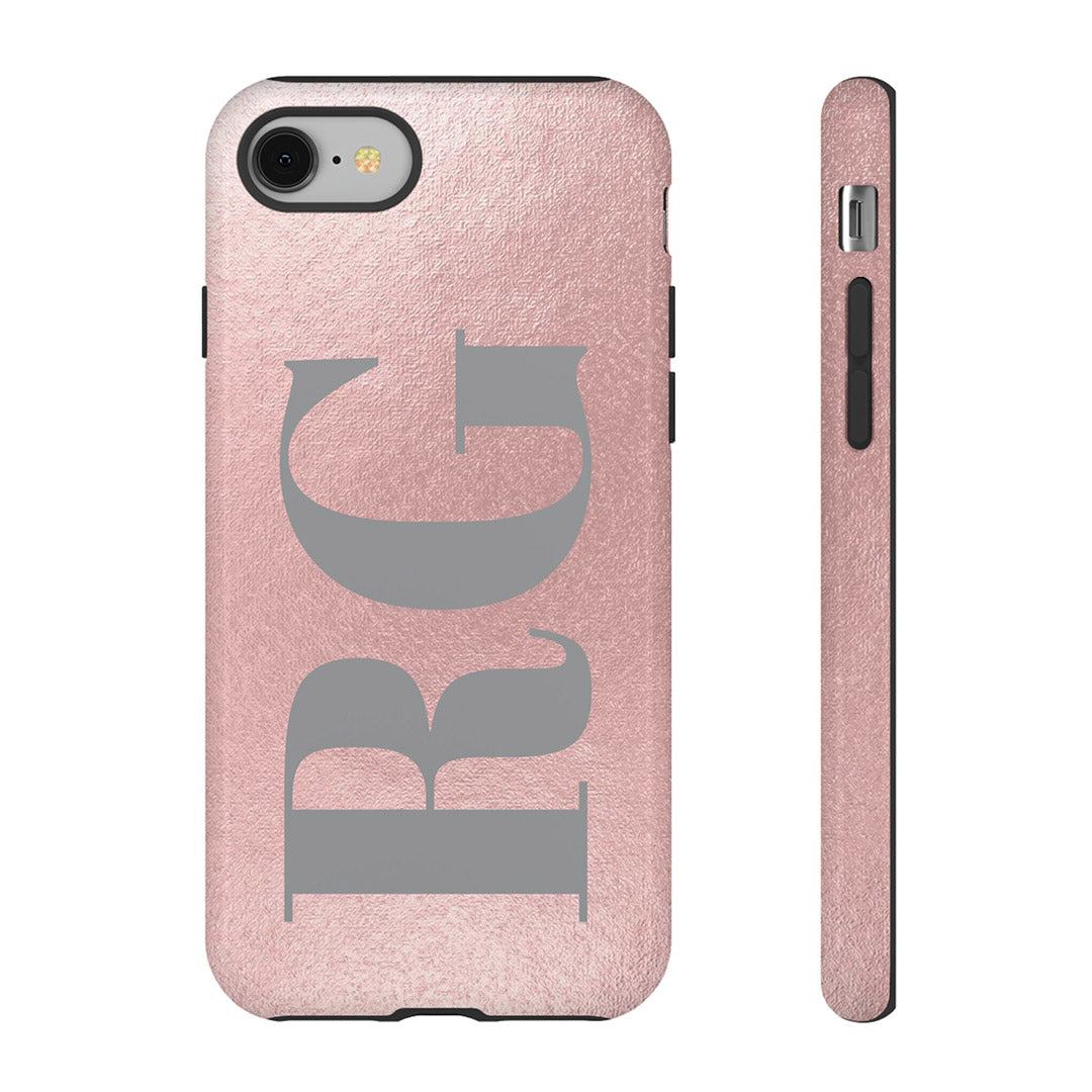 Personalized Initials Phone Case For iPhone 15, 14, 13 Pro Max, Custom Case For Samsung Galaxy S23, S22 Ultra, Pixel 7, Tough Case For iPhone-Phone Cases-Dalge