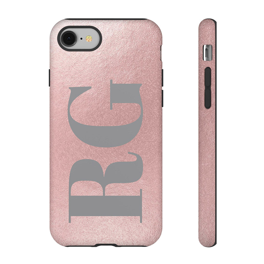 Personalized Initials Phone Case For iPhone 15, 14, 13 Pro Max, Custom Case For Samsung Galaxy S23, S22 Ultra, Pixel 7, Tough Case For iPhone-Phone Cases-Dalge