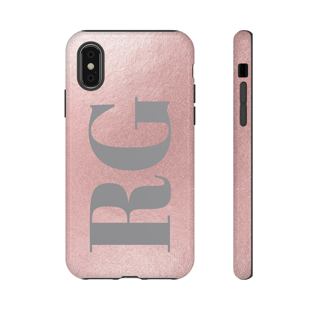 Personalized Initials Phone Case For iPhone 15, 14, 13 Pro Max, Custom Case For Samsung Galaxy S23, S22 Ultra, Pixel 7, Tough Case For iPhone-Phone Cases-Dalge