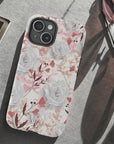 Shabby Chic Beige Tough Phone Case, iPhone 11, 12, 13, 14, 15 Pro Max, Pro, Plus, Mini, Galaxy S23, S22, Glossy, Matte, Vintage Phone Case, Antique-Phone Cases-Dalge